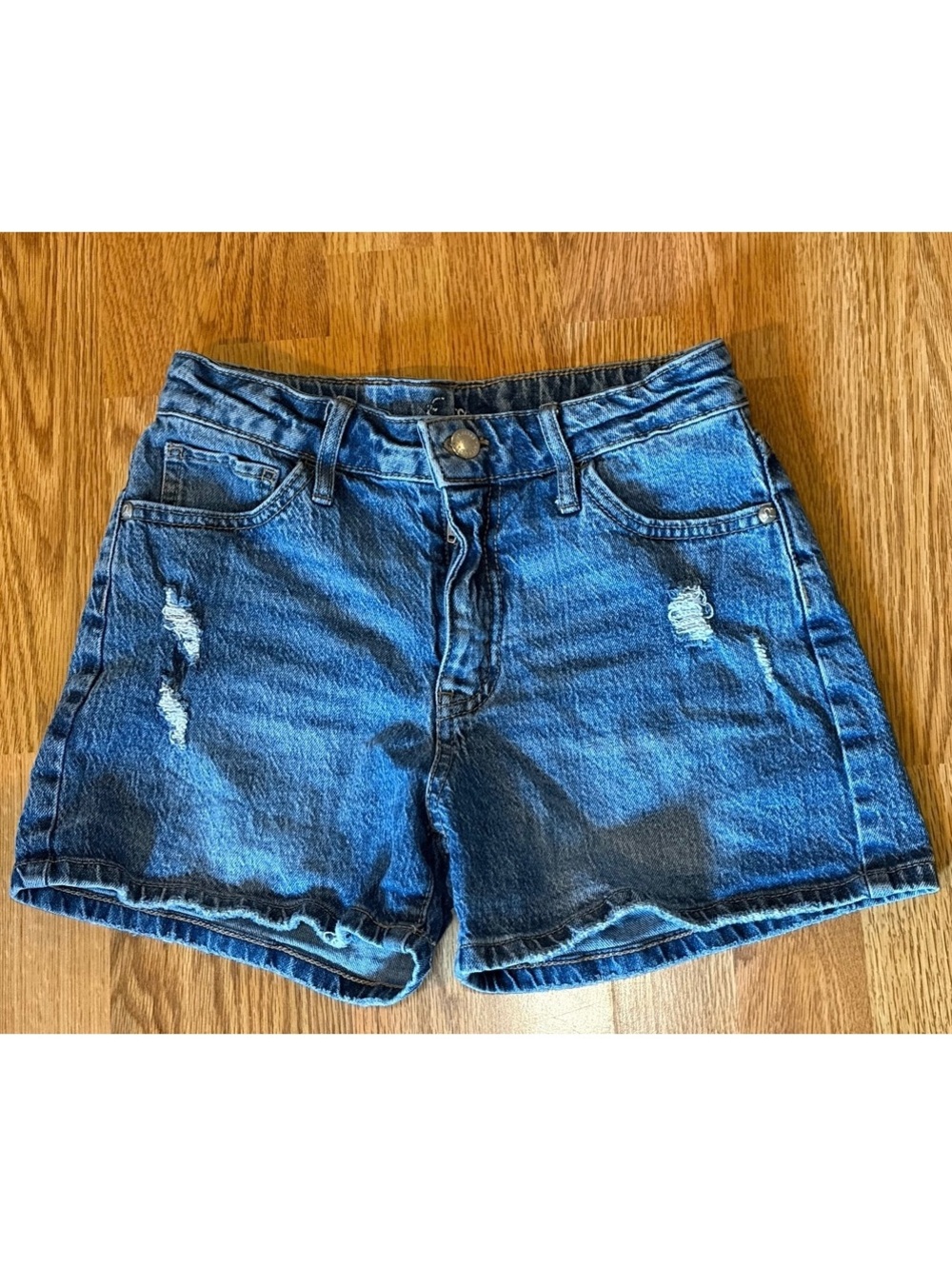 Art Class Girls Distressed Denim Shorts 10/12